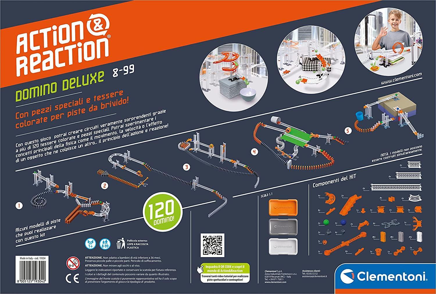 clementoni azione e reazione domino deluxe