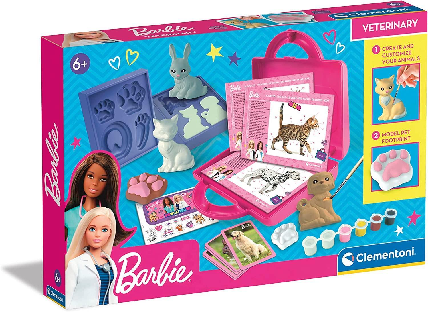 clementoni barbie set veterinaria