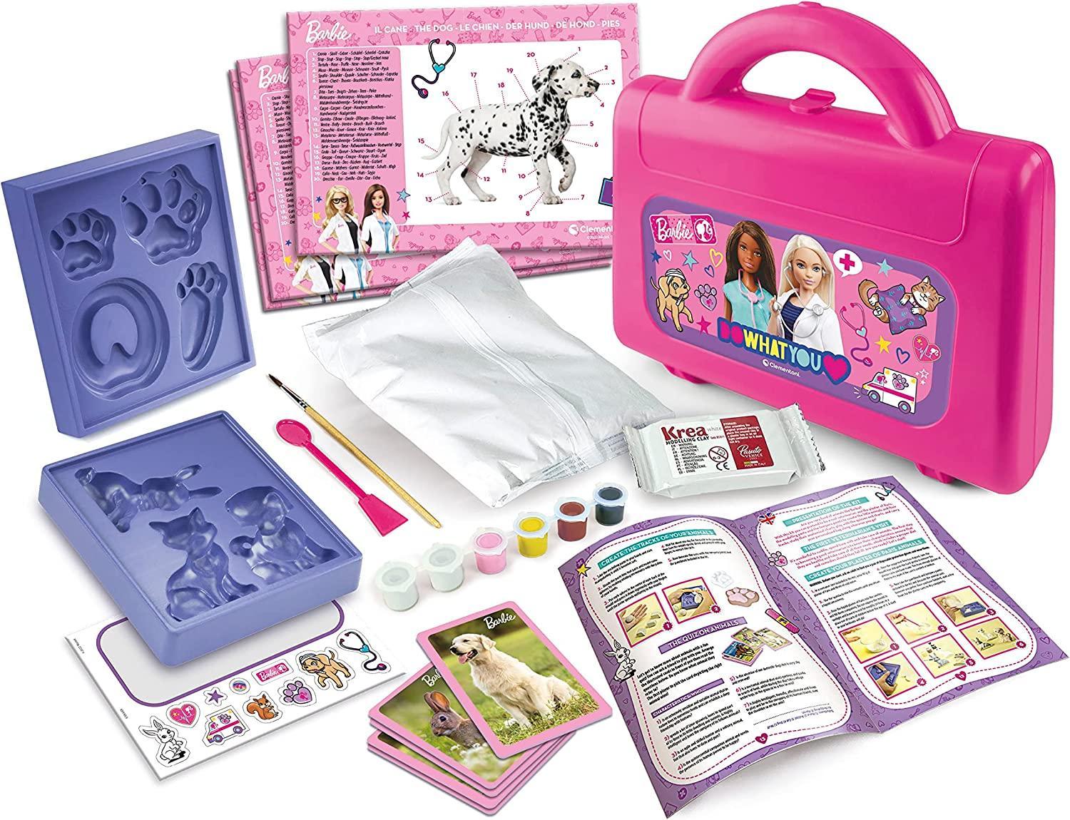 clementoni barbie set veterinaria