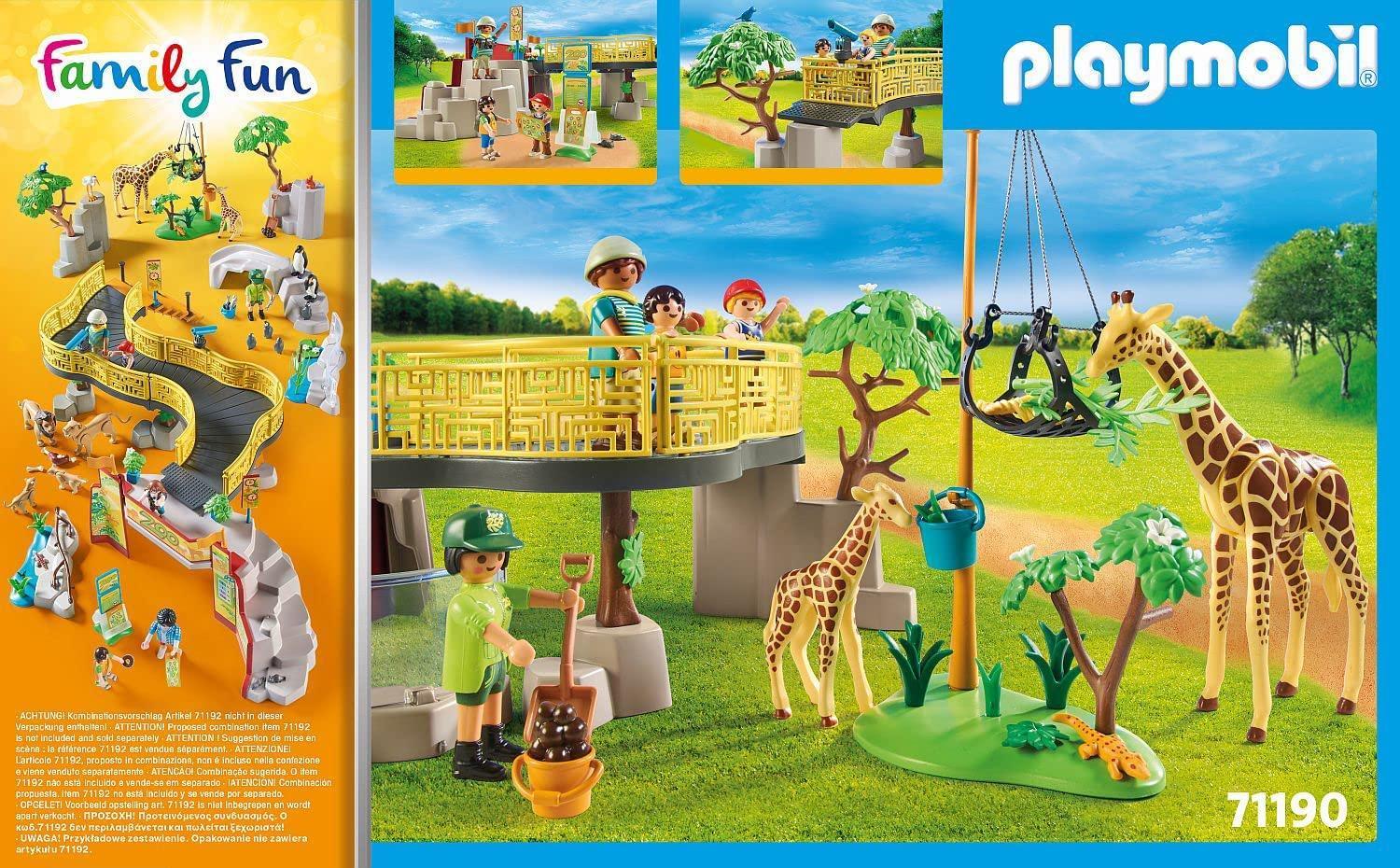 playmobil playmobil family fun 71190 avventure allo zoo