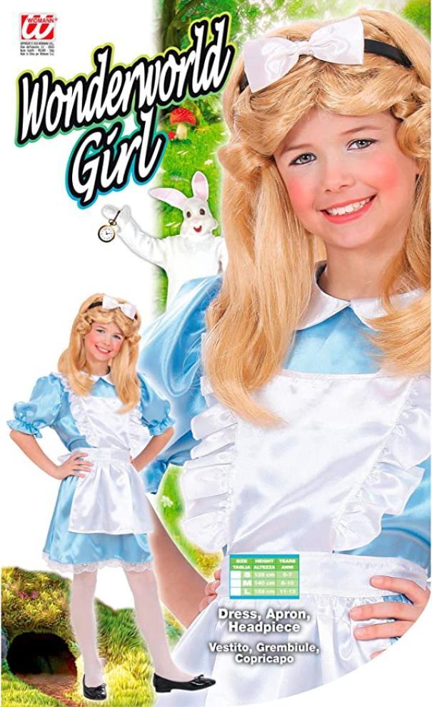 widmann costume alice taglia 11/13 anni