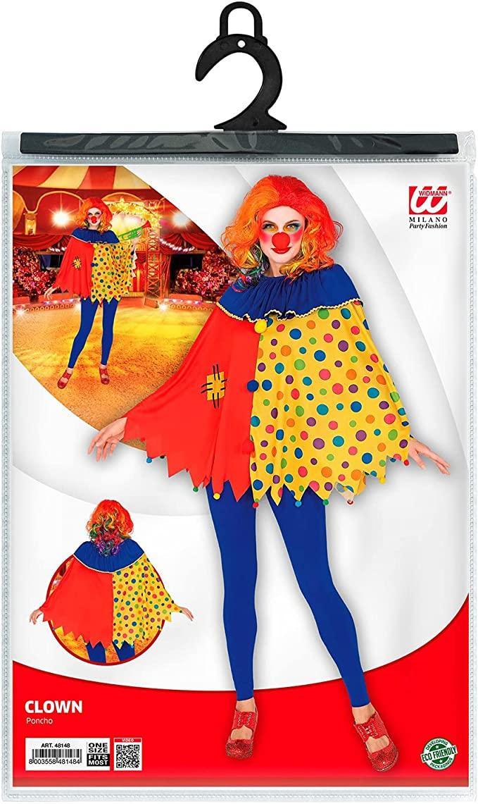 widmann costume clown taglia unica adulto