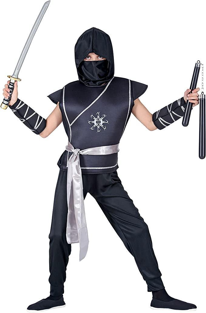 widmann costume ninja taglia 4/5 anni