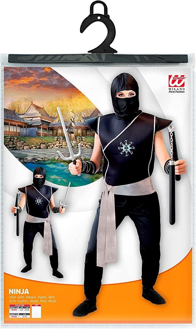 widmann costume ninja taglia 4/5 anni