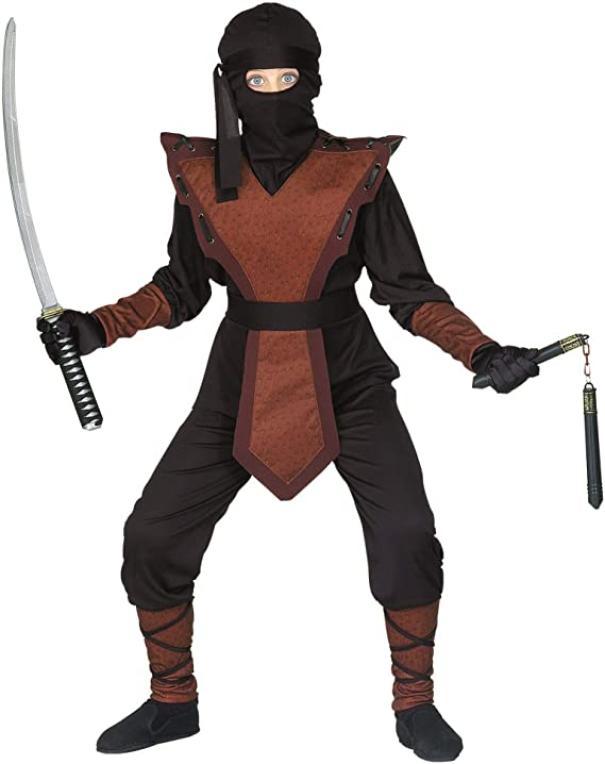 widmann costume ninja taglia 5/7 anni