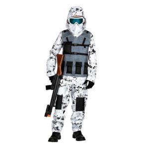 Costume artic special forces taglia 4/5 anni