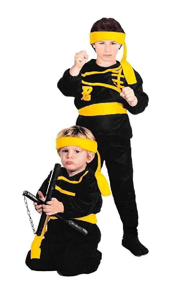 widmann costume ninja taglia 3/4 anni