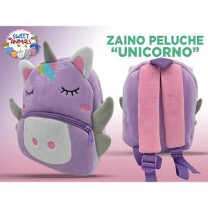 Zainetto asilo unicorno peluche