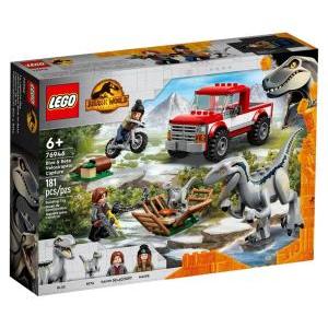 Jurassic world 76946 la cattura dei velociraptor blue e beta