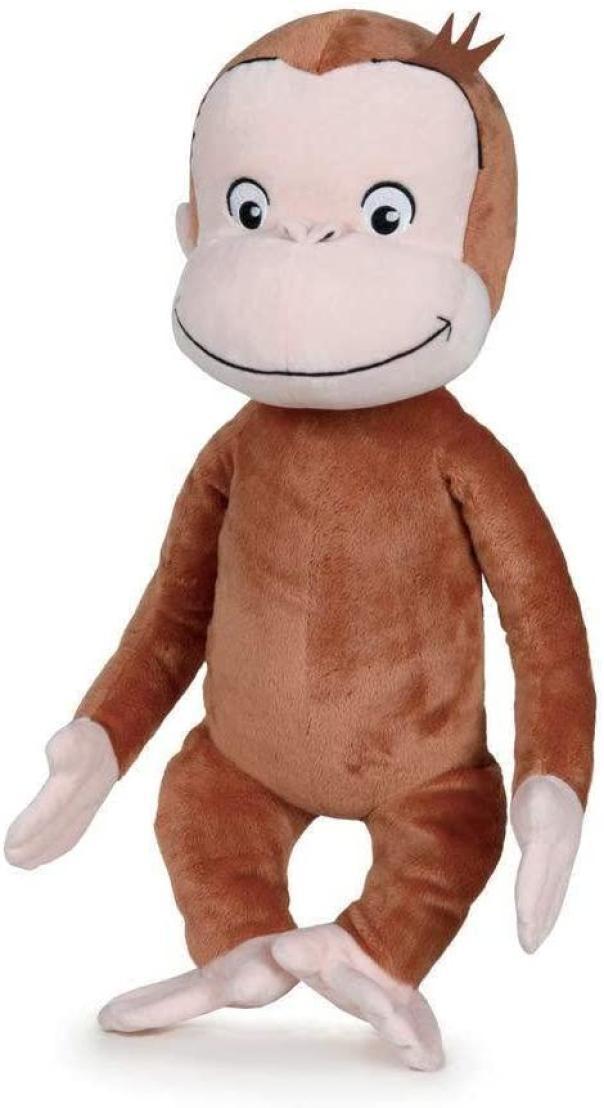 grandi giochi curioso george peluche cm 50