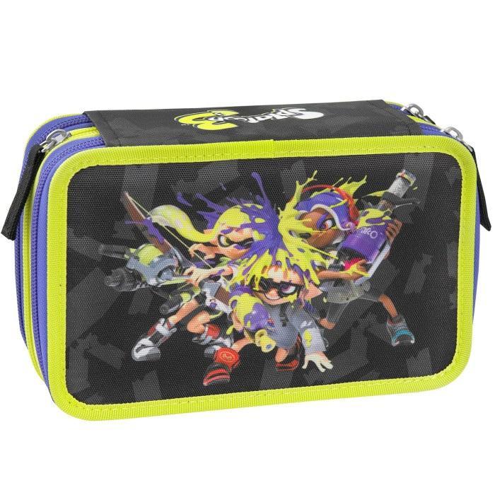 franco panini astuccio 3 zip splatoon