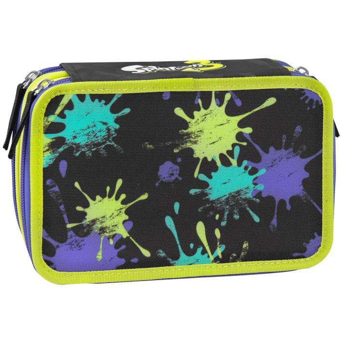 franco panini astuccio 3 zip splatoon