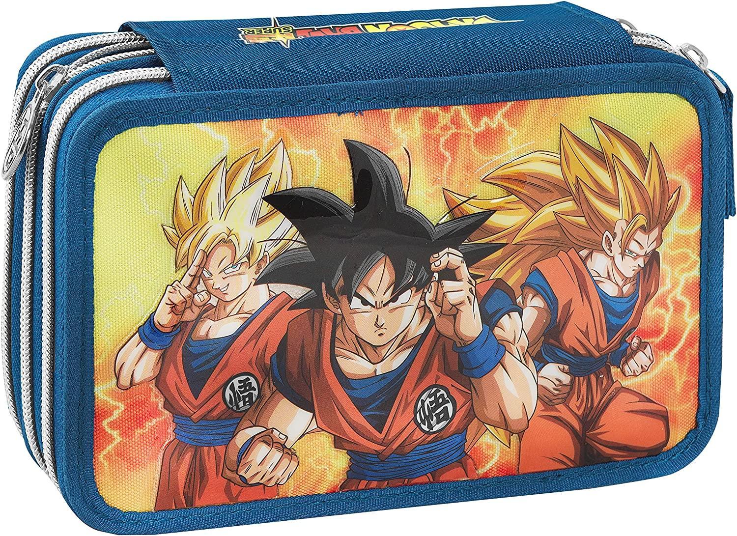 franco panini astuccio 3 zip dragon ball super