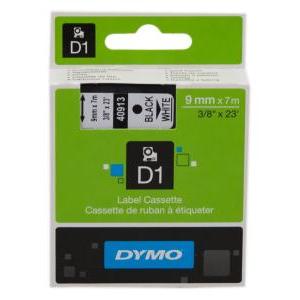 Nastro dymo 40913 d1 9 mm x 7 m black/white