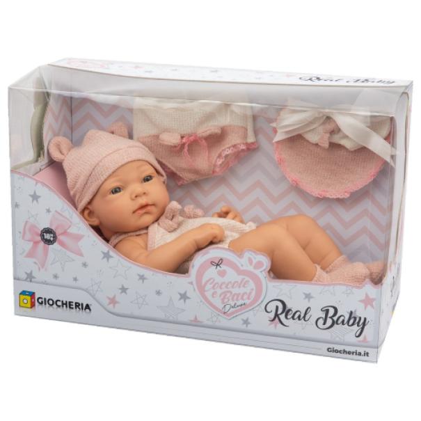 giocheria bambola real baby cm33