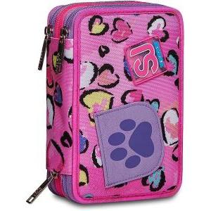 Astuccio 3 zip  sj gang fleecy girl