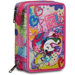 Astuccio 3 zip  sj gang magicflip girl