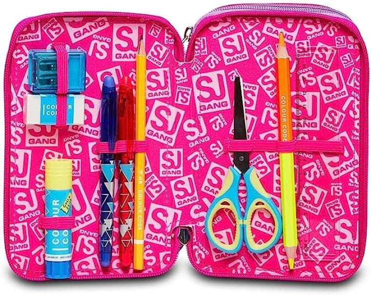 seven astuccio 3 zip seven sj gang heart lolly