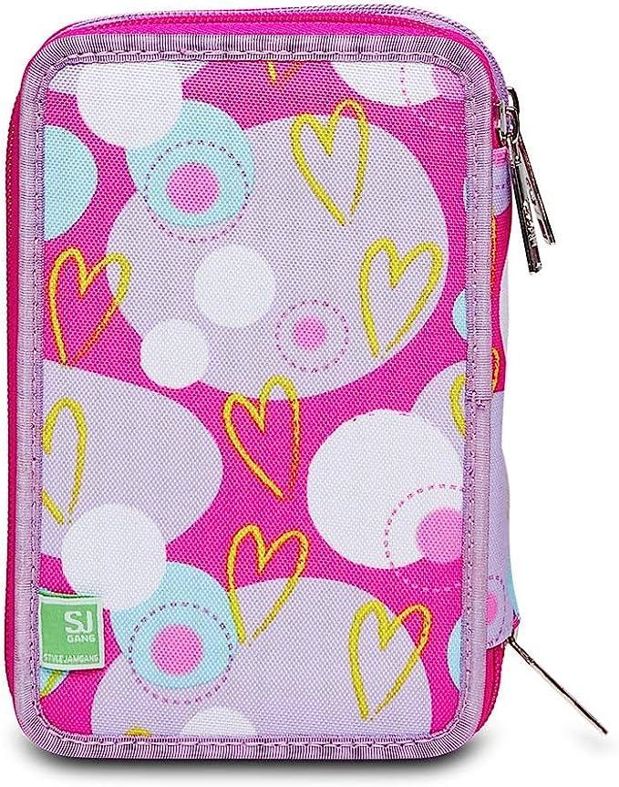 seven astuccio 3 zip seven sj gang heart lolly