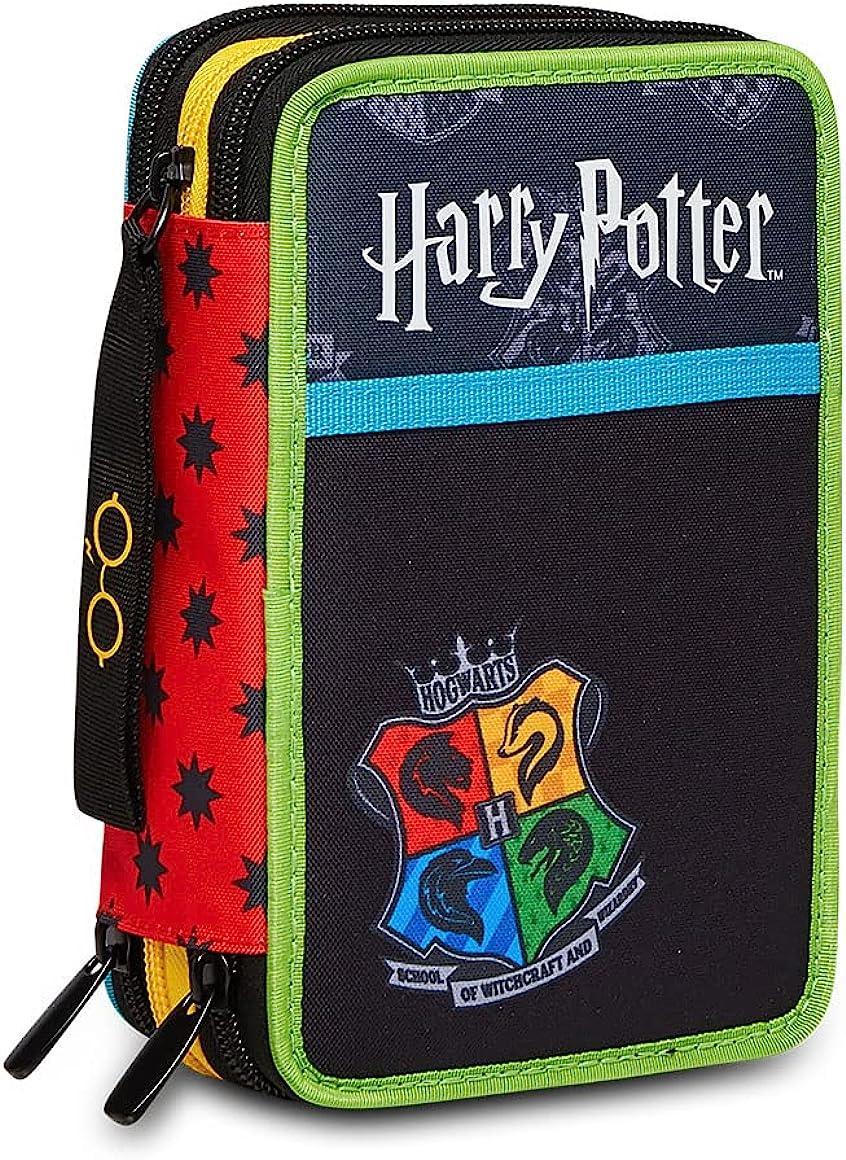 seven astuccio 3 zip harry potter