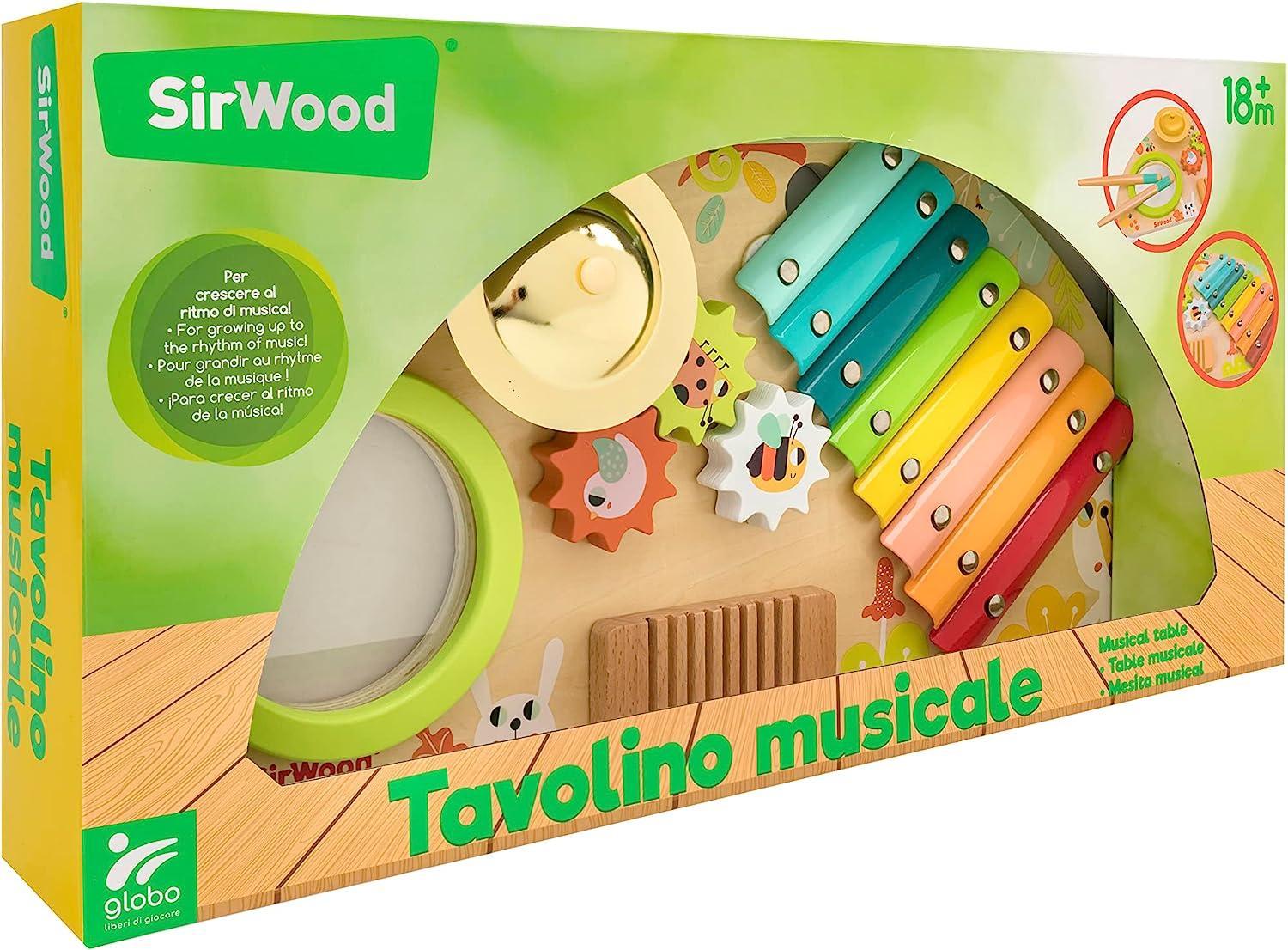 globo spa tavolino musicale legno