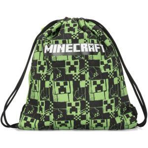 Zaino coulisse green minecraft