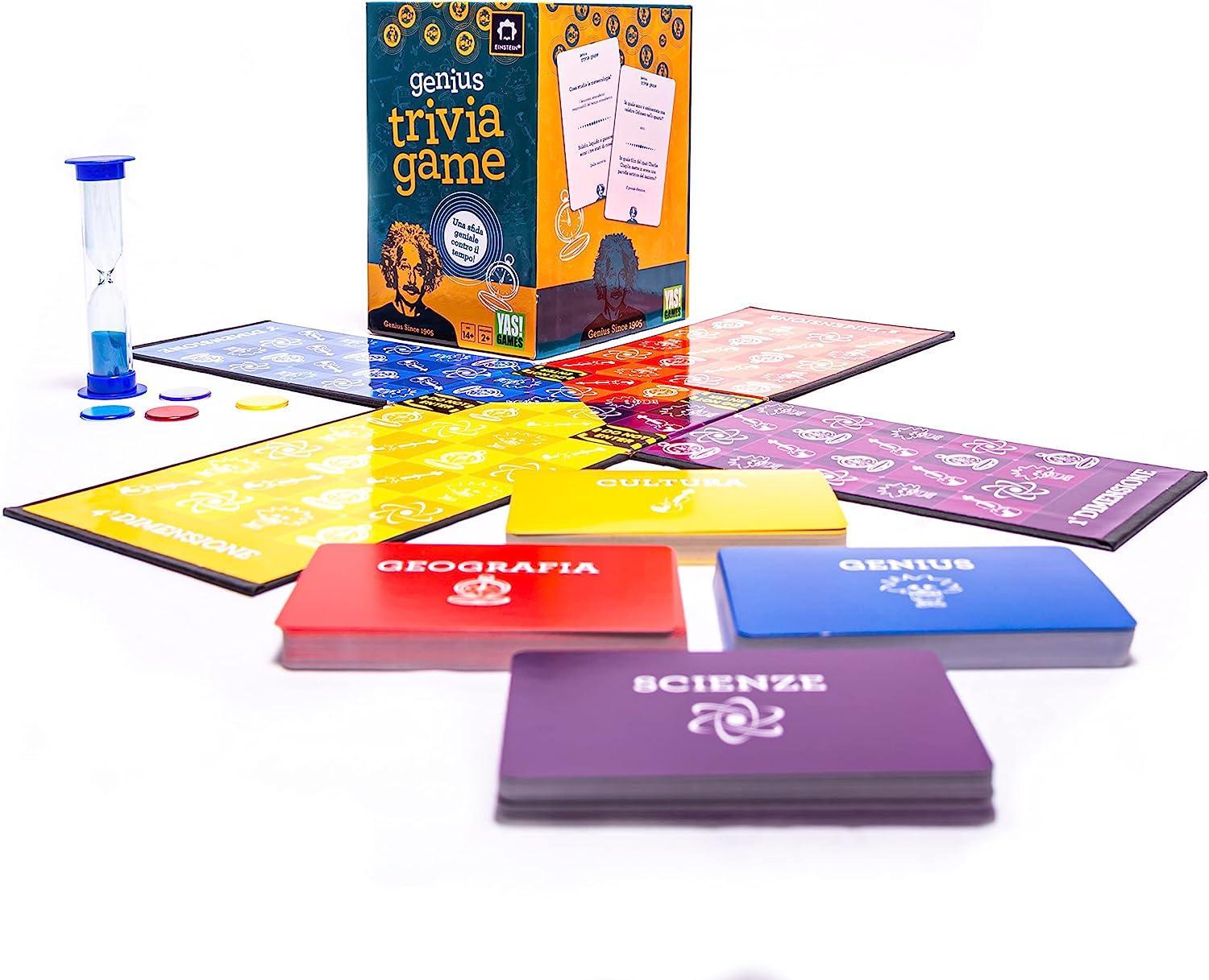 rocco giocattoli genius trivia game einstein