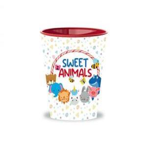 Sweet animals bicchiere semplice