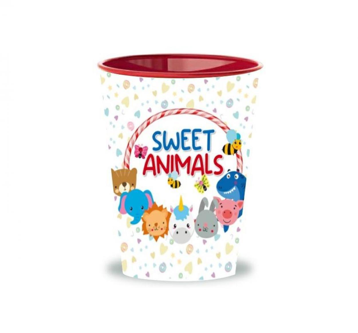 real trade italia s sweet animals bicchiere semplice