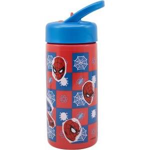 Spiderman borraccia con cannuccia