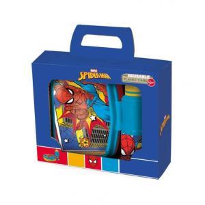 Spiderman gift box borraccia+p/merenda