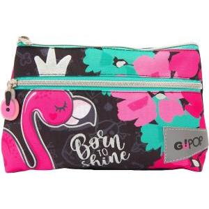 Gopop bustina 2 zip flamingo