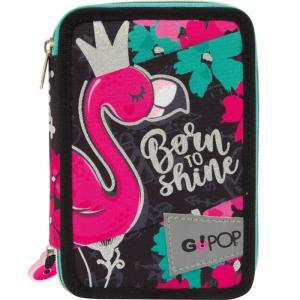 Gopop astuccio triplo flamingo