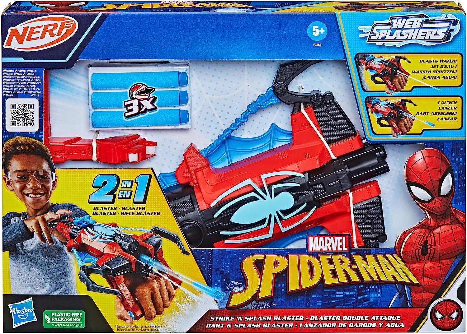 hasbro spiderman strike splash blaster