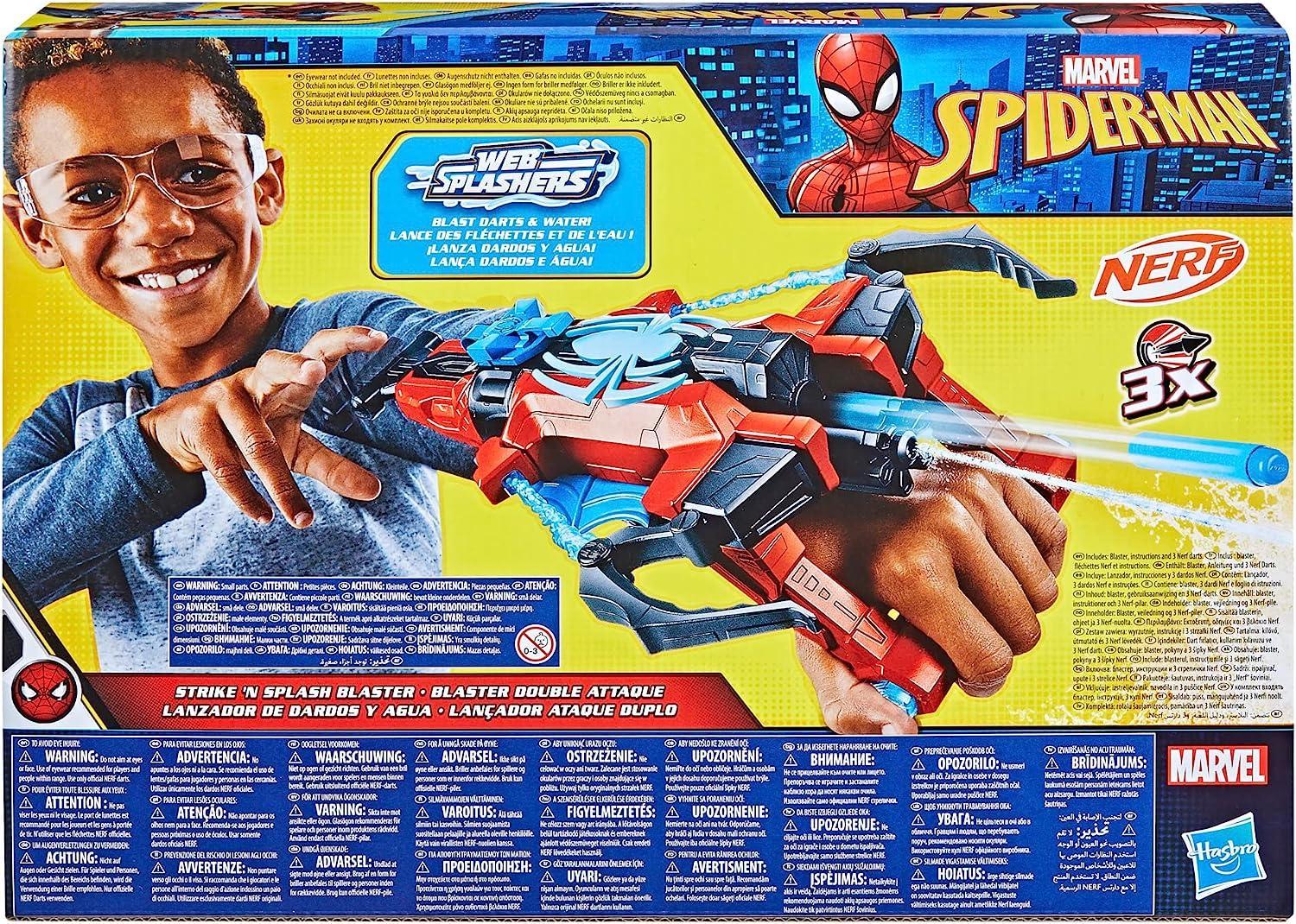 hasbro spiderman strike splash blaster