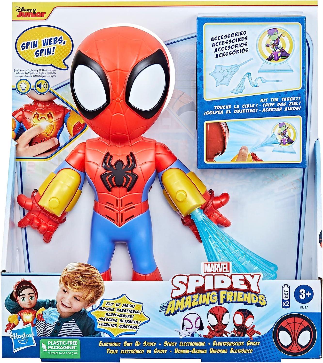 hasbro spidey amazing friends spidey elettronico