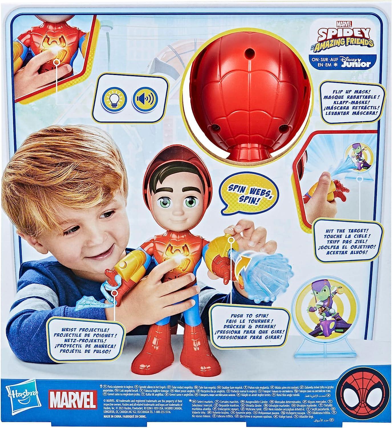 hasbro spidey amazing friends spidey elettronico