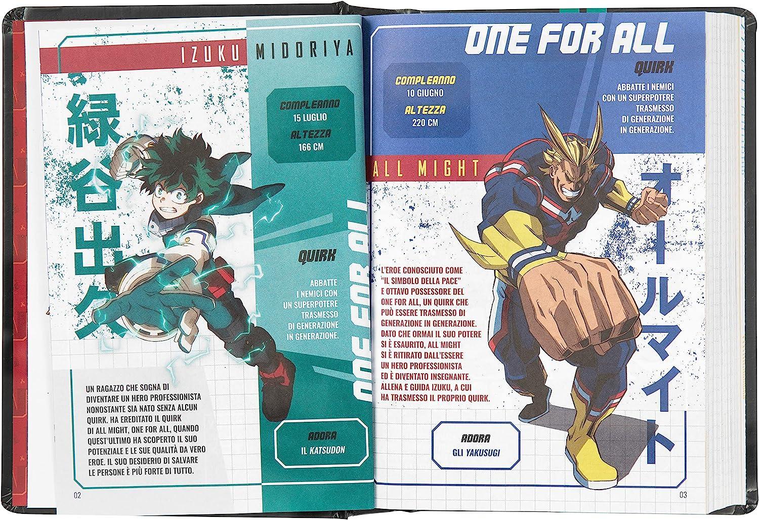 franco cosimo panini editore s agenda 16mesi medium comix anime my hero academia