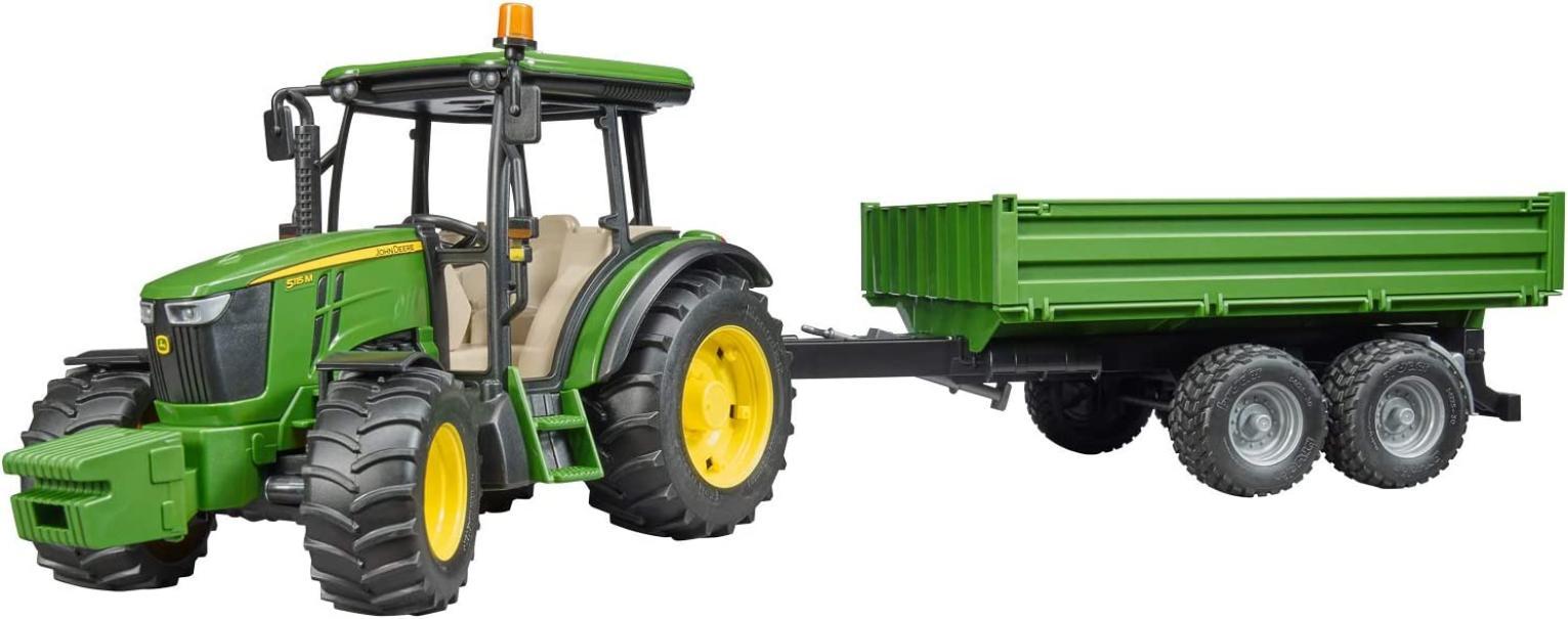 bruder spielwaren gmbh john deere 5115m trattore con rimorchio