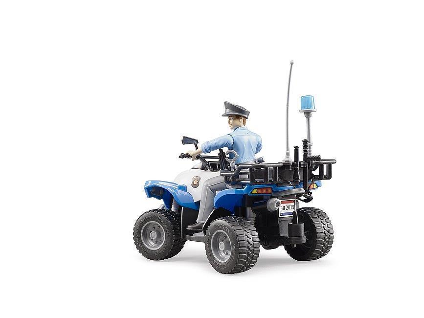 bruder spielwaren gmbh quad polizia con agente