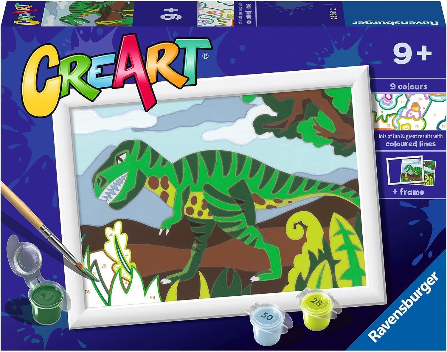 ravensburger creart dinosauro