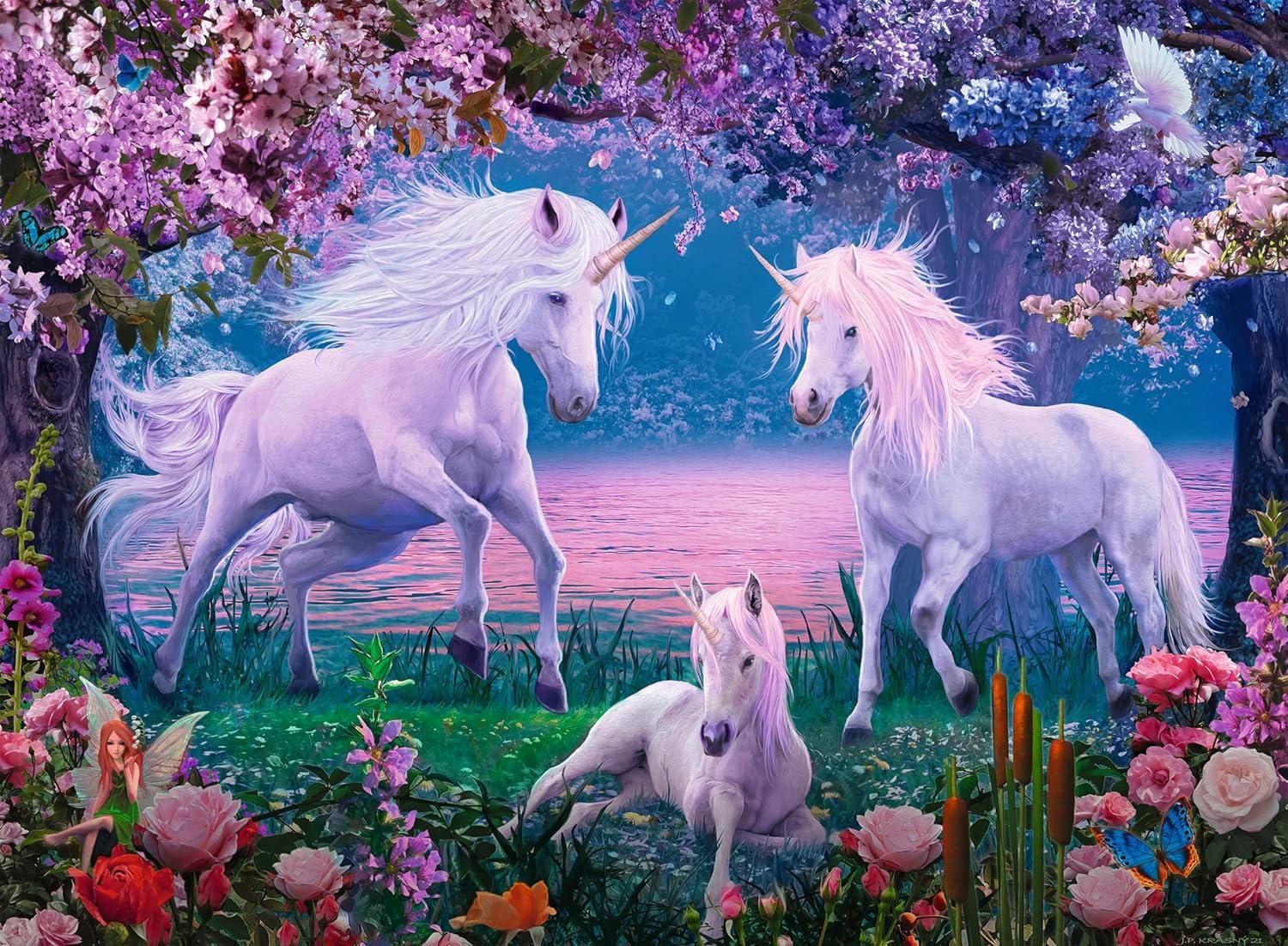 ravensburger puzzle 100pz unicorno