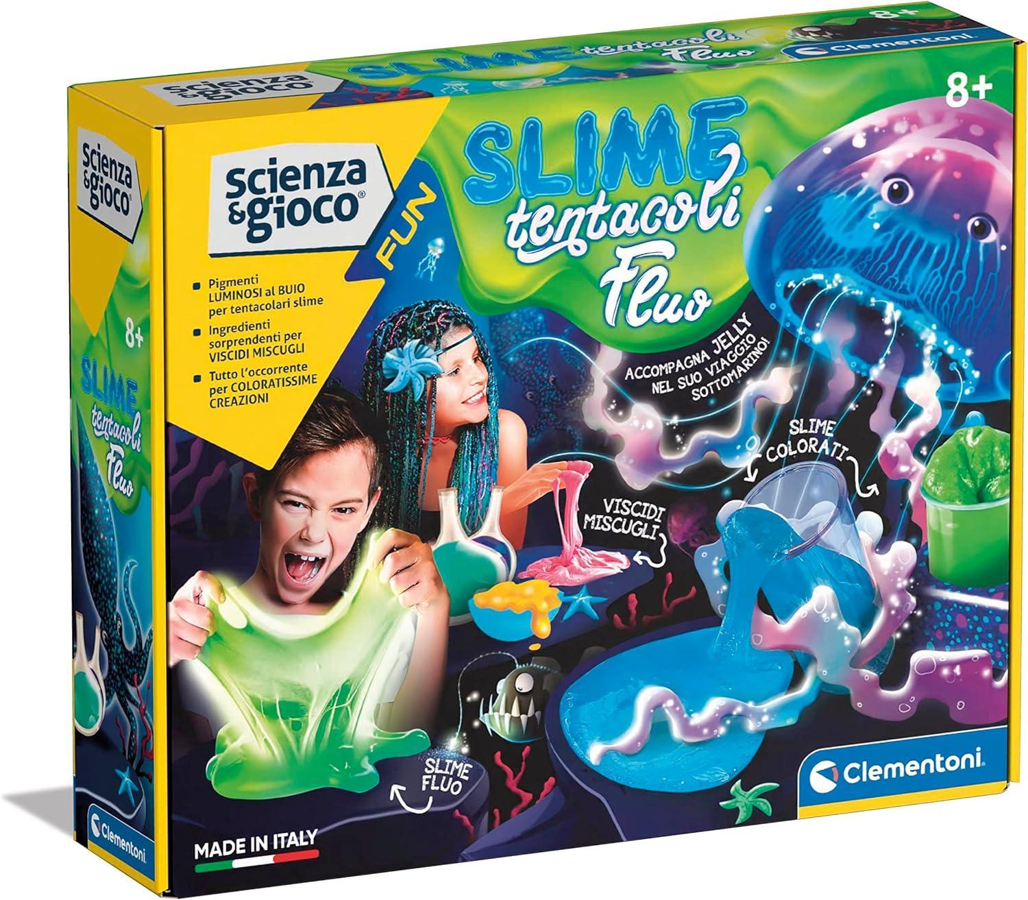 clementoni slime tentacoli fluo