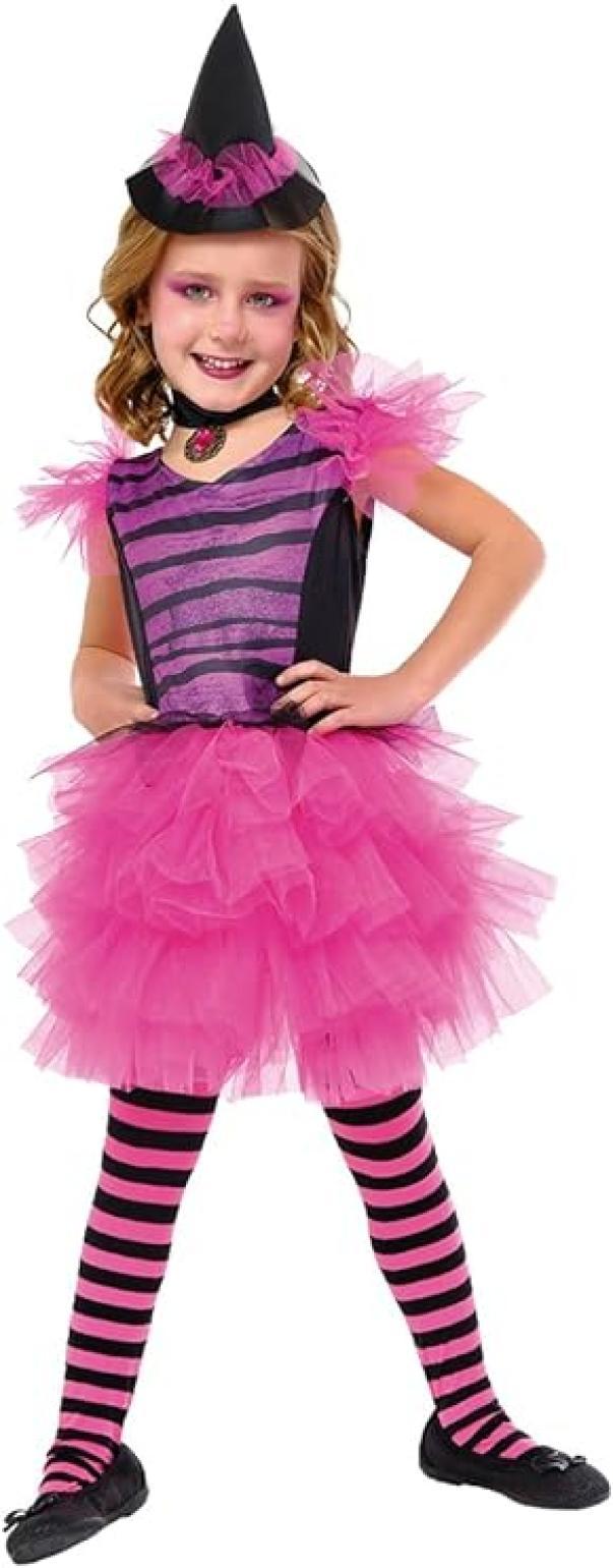 rubies costume strega glamour rosa tg5-7