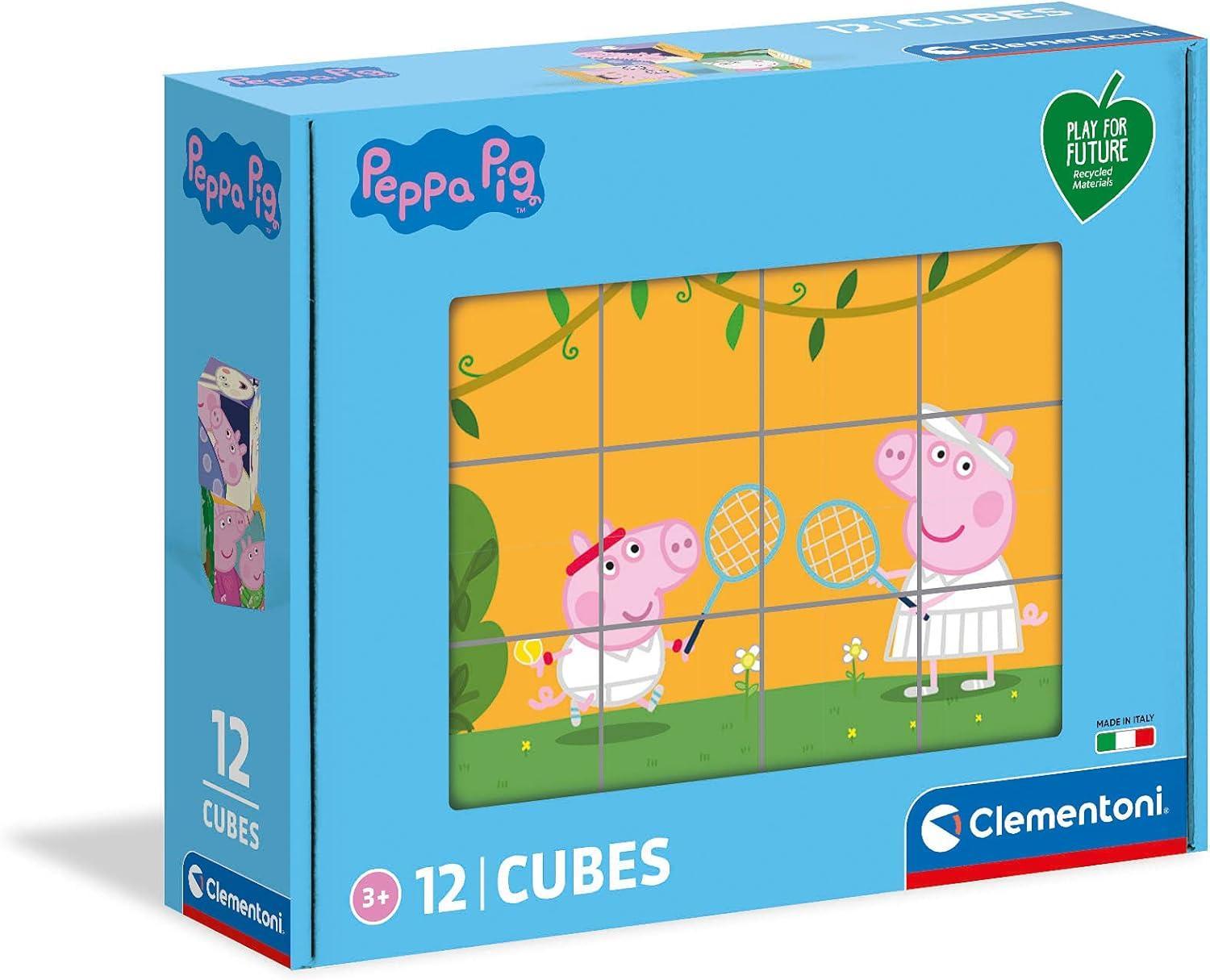 clementoni cubi 12 peppa pig