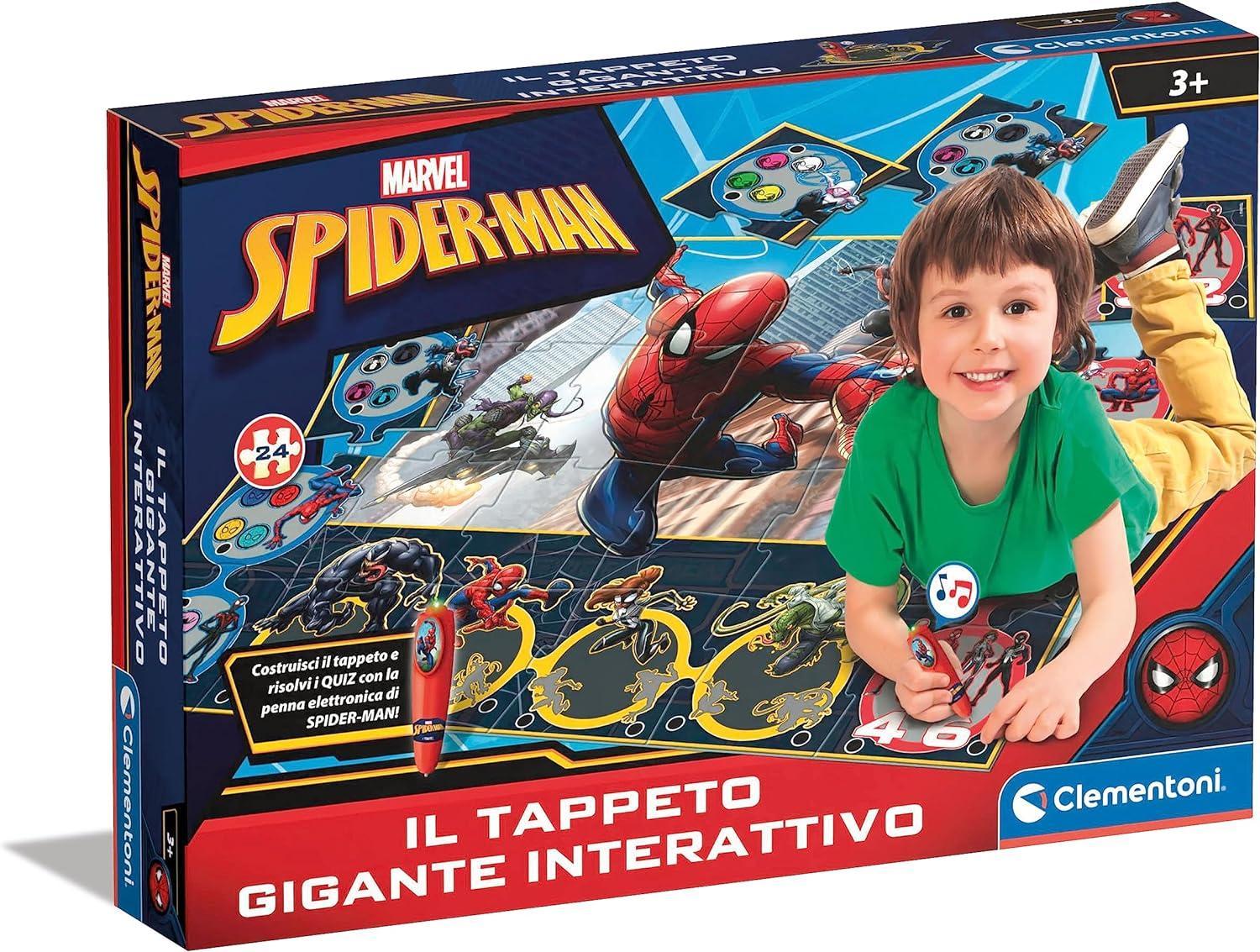 clementoni tappeto gigante interattivo spiderman