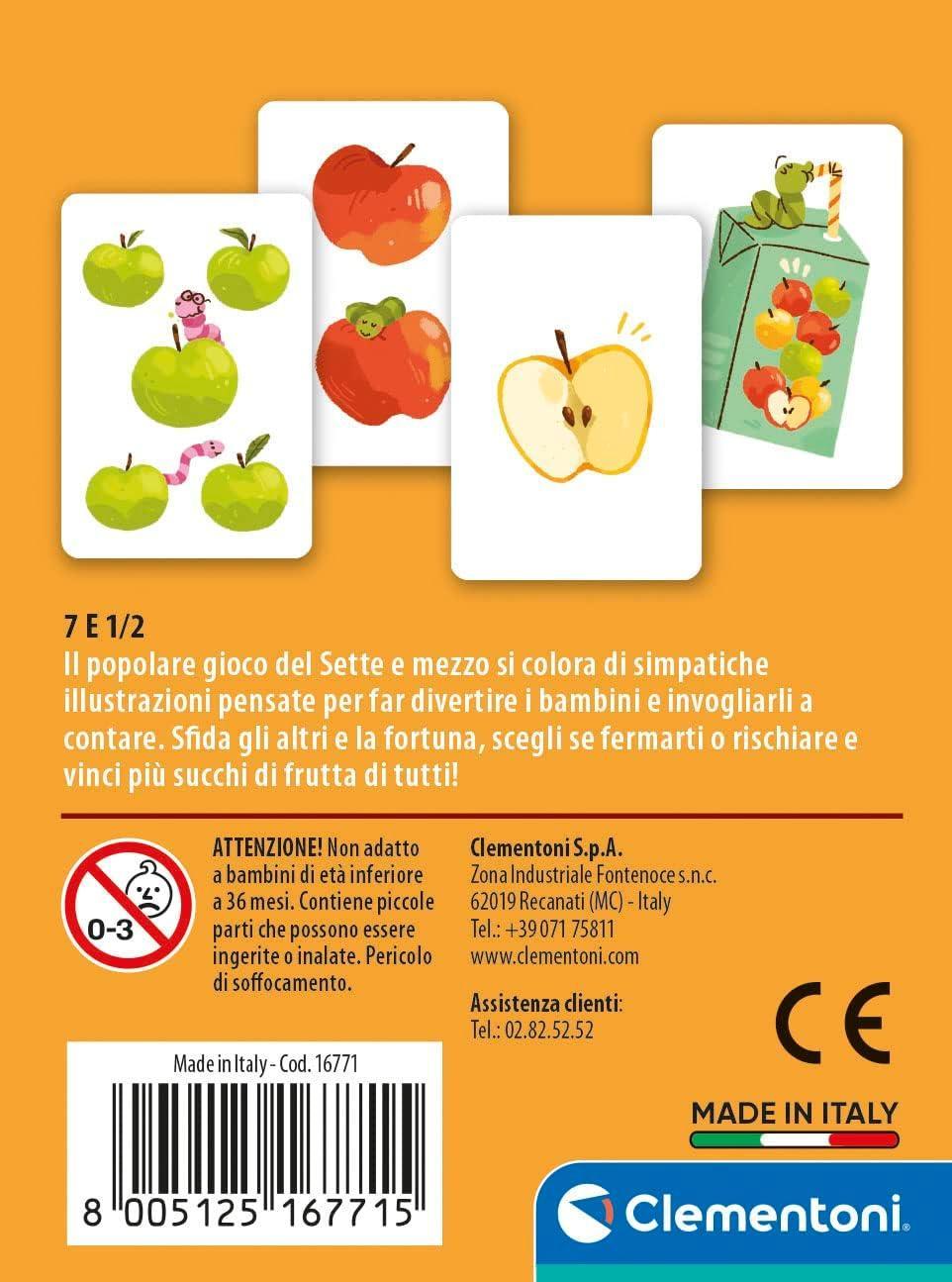 clementoni gioco carte 7 e 1/2