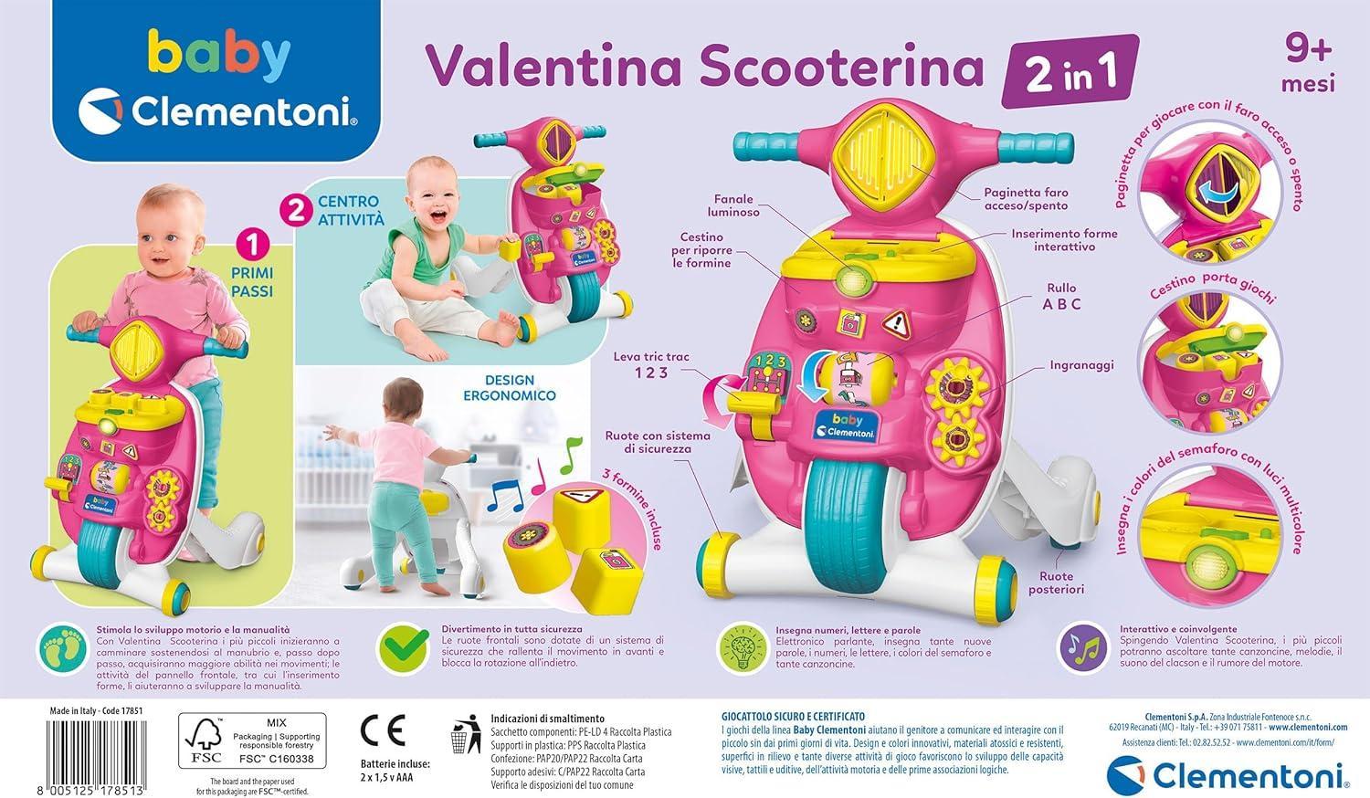 clementoni valentina scooterina