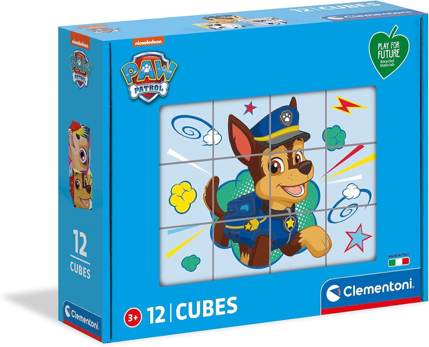 clementoni cubi 12pz paw patrol