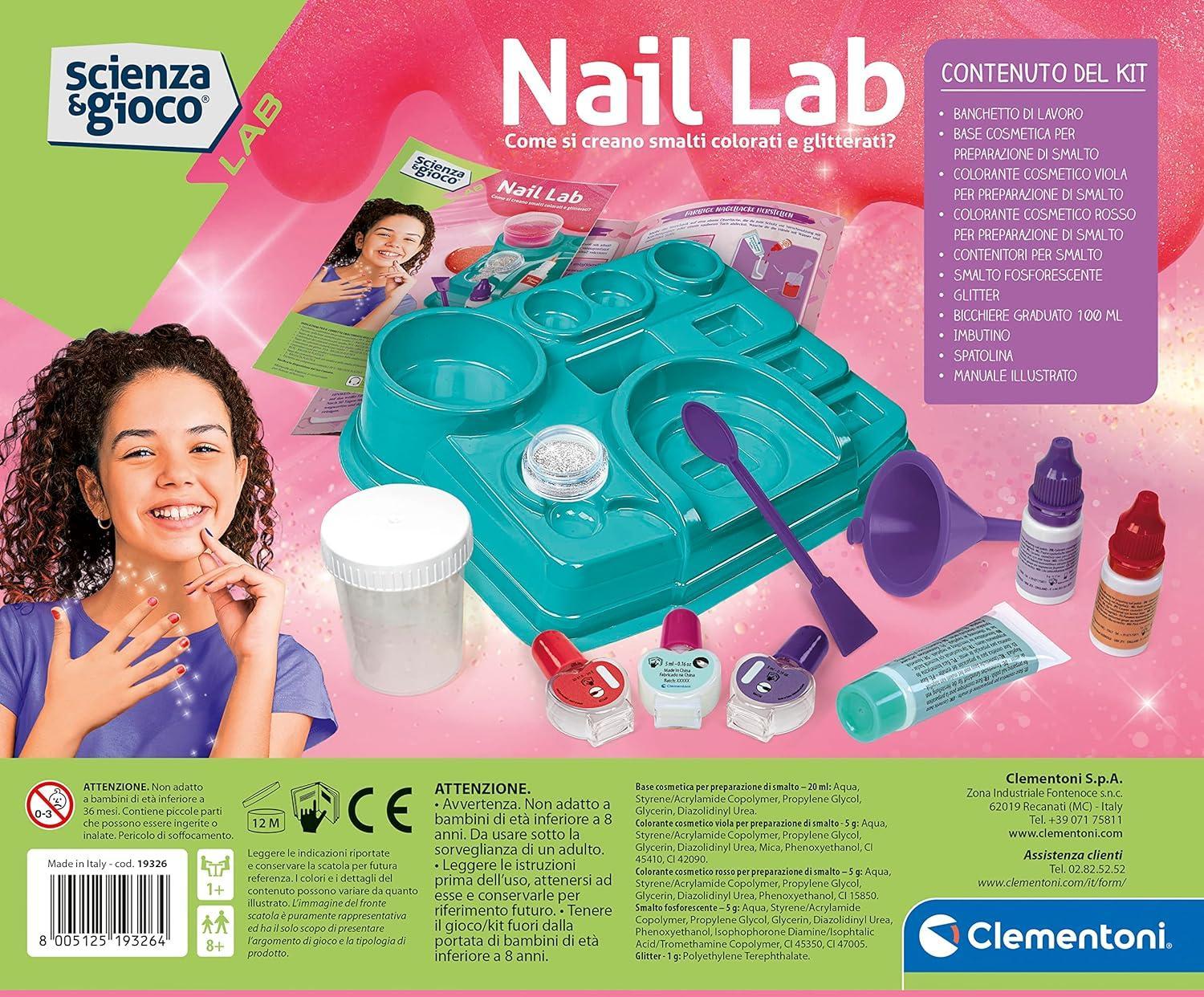 clementoni nail lab smalti colorati